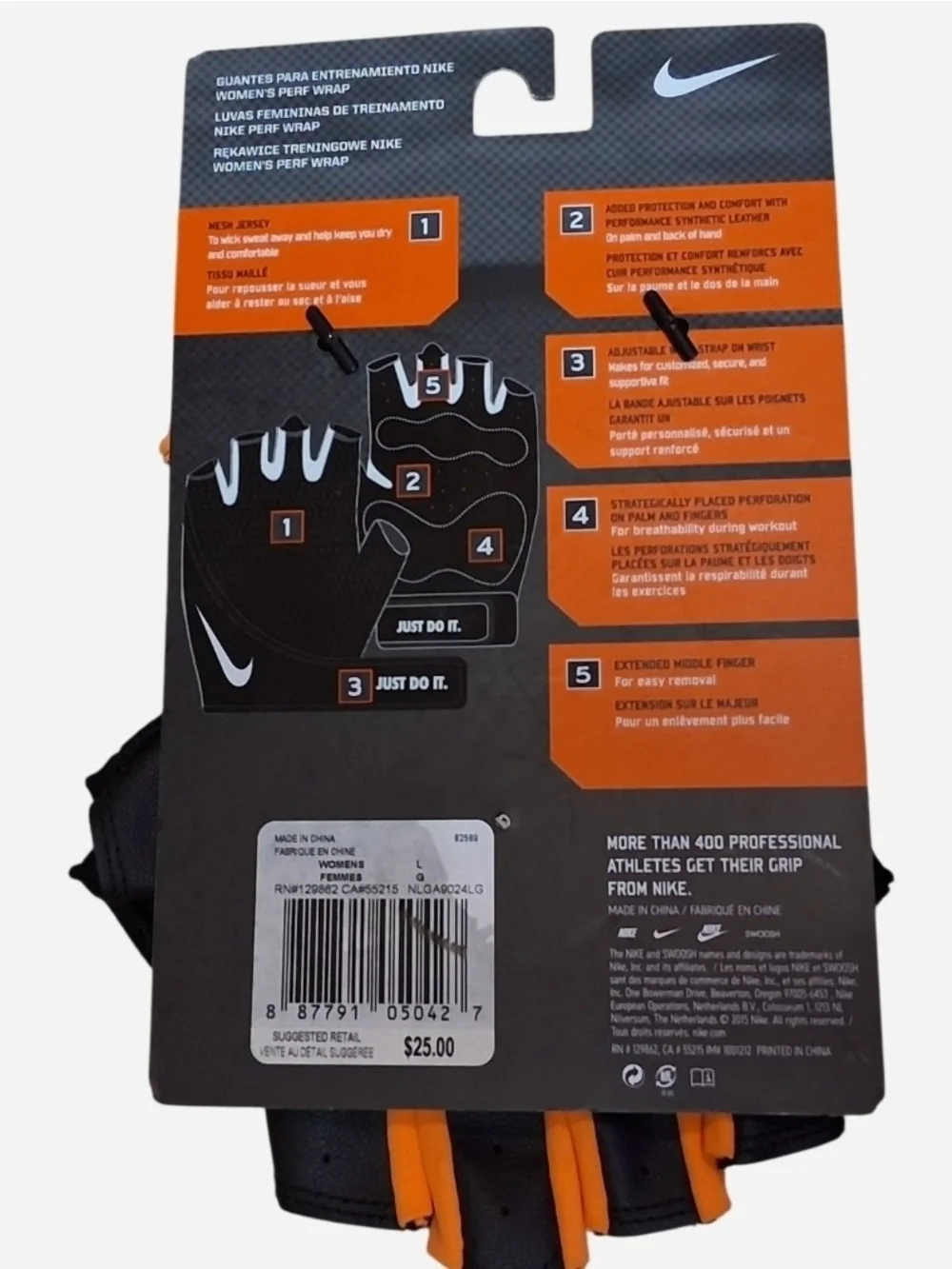 Nike Women's Perf Wrap Training Gloves